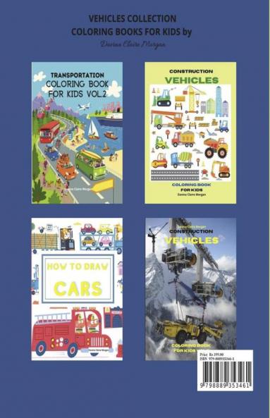 Monster Truck Coloring Book for Kids: The Ultimate Monster Truck Coloring Book with 50 Designs of Big Cars | A Fun Coloring and Activity Book with Big Trucks for Kids Ages 4-10 | Amazing Gift for Boys