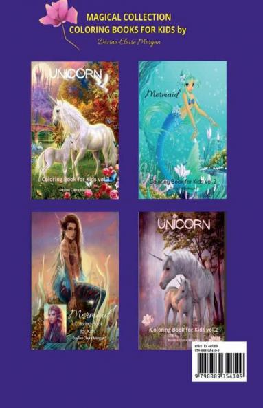 Fairy Tale Coloring Book for Kids: Fantasy Fairy Tale Pages to Color for Girls Boys and Kids Ages 3 and Up | A Fun and Magical Coloring Book with Unicorn Mermaid Fairies and Many More for Childr...