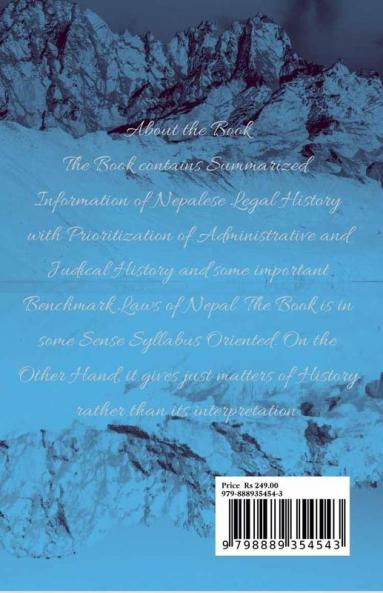 Legal History of Nepal : Straight Outta Inscriptions