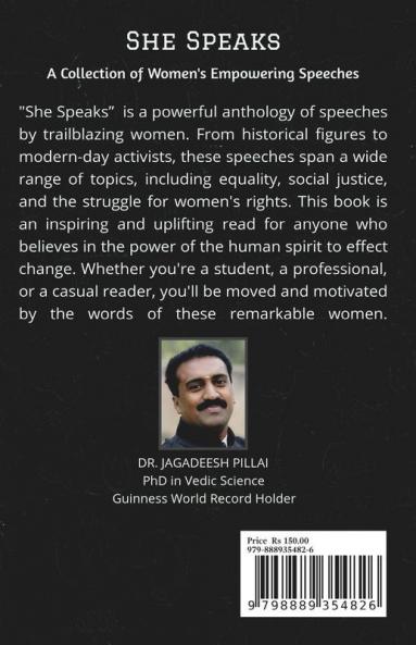 She Speaks : A Collection of Women's Empowering Speeches
