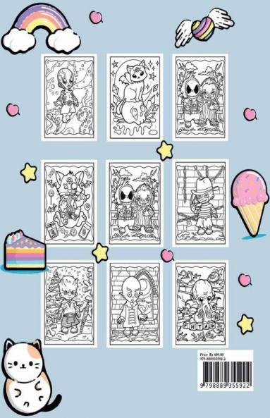 Cute and Creepy Kawaii Coloring Book for Kids: Creep Kawaii Dark Coloring Book | Cute and Creepy Pastel Goth Boys and Girls Food Kawaii Colouring Book | Amazing Gift for Kawaii Lovers
