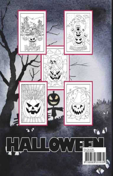 Colour the Mysterious and Creepy Halloween: 40 Unique Coloring Pages for Kids Ages 3-8 | Amazing Gift for this Special Holiday