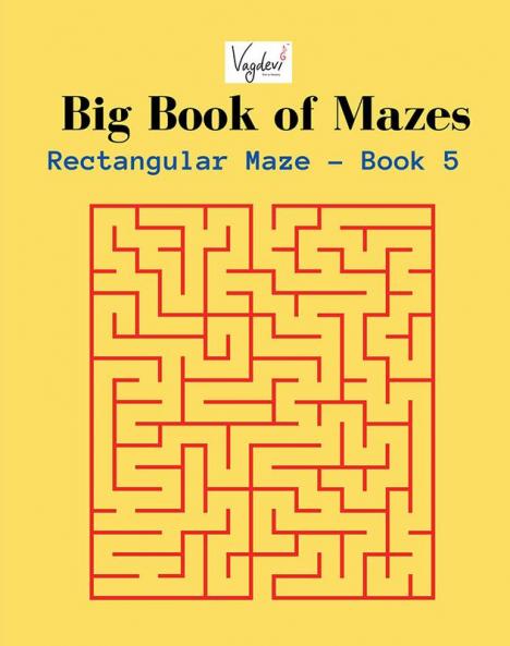 Rectangular Maze - Book 5 : Big Book of Mazes