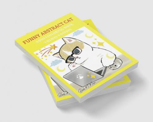 Funny Abstract Cat Adult Coloring Book Luxury Edition: Features Crazy Funny Cats and Kittens Desings for Adults | Cat Lover Adult Coloring Book that is Fun Relaxing and Stress Relieving