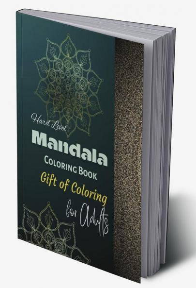 Mandala Coloring Book : Stress Buster Hard Level for  Adults Pages 50