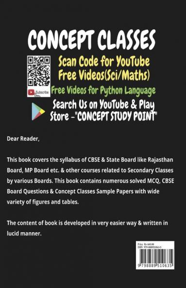 Concept Of Science: Short-Best Notes for CBSE Exams