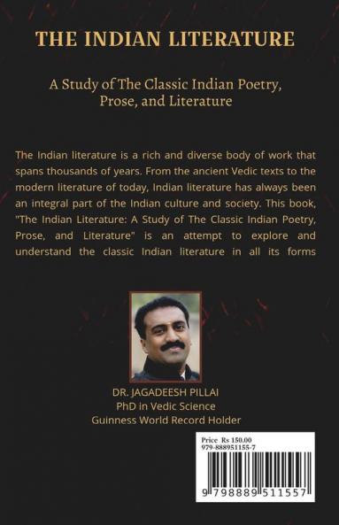 The Indian Literature : A Study of the Classic Indian Poetry Prose and Literature