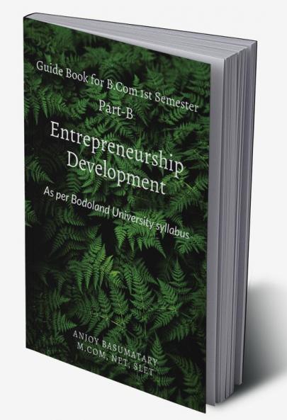 Gudie Book for B.Com 1st Semester Entrepreneurship Development