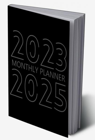 2023 2025 Monthly planner : 36 Month Agenda Monthly Organizer Book for Activities and Appointments 3 Year Calendar Notebook