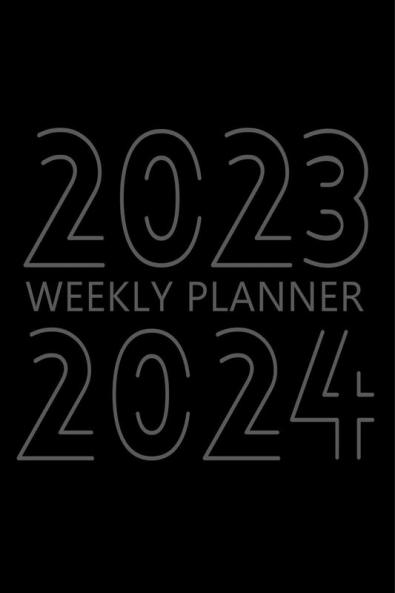 2023 2024 Weekly planner : 24 Month Calendar 2 Year Weekly Organizer Book for Activities and Appointments with To-Do List Agenda for 156 Weeks