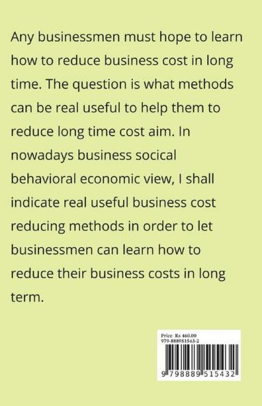 Learning Business Cost Saving Methods
