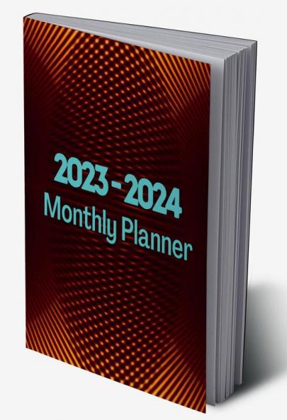 2023-2024 Monthly Planner for Men with Minimalist Cover: 2 Years Journal for Men