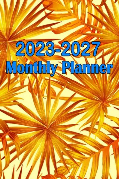 2023-2027 Monthly Planner perfect Gift for Women: 5 Years Pocket Organizer with Elegant Cover for Women