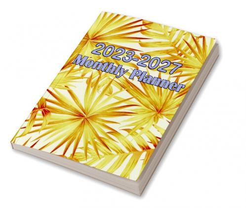2023-2027 Monthly Planner perfect Gift for Women: 5 Years Pocket Organizer with Elegant Cover for Women