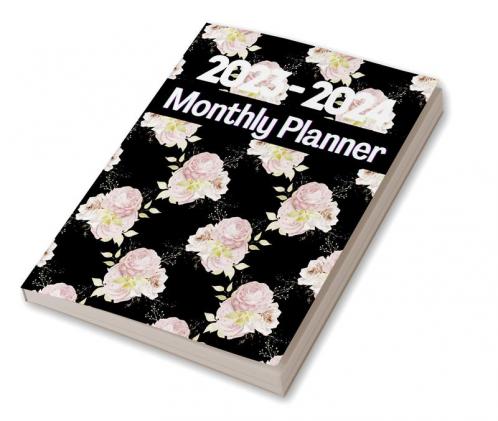 2023-2024 Monthly Planner with Rose Cover for Women: 2 Years Journal for Women