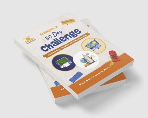 BrainGymJr : Solve &amp;amp; Learn with Puzzles (10 years &amp;amp; above) : 30 day challenge with daily puzzle worksheets on Mathematics English &amp; Real World Skills for ages 10 &amp; above