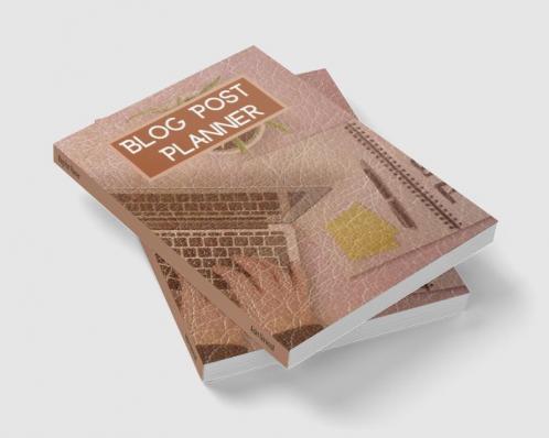 Blog Post Planner: Blog Content and Ideas Workbook | Blogging Kit Organizer and Blog Post Notebook for Content Writers | Gift Idea for Bloggers