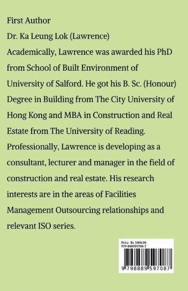 Facility Management Outsourcing Relationship