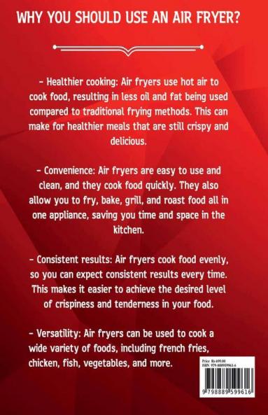 Air Fryer Cookbook : 2000 Delicious Adventures of Healthy and Tasty Meals (Air Fryer Recipes Cookbook)