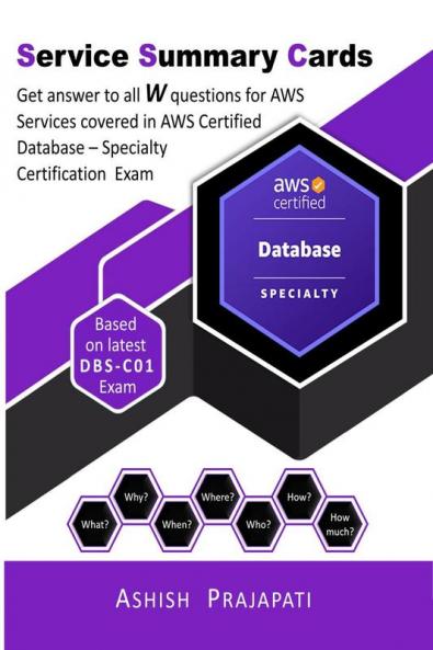 AWS Certified Database – Specialty Certification - Service Summary Cards : Get answer to all W questions for AWS Services covered in AWS Certified Database – Specialty Exam DBS-C01