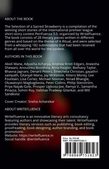 The Selection of a Sacred Strawberry : Winning stories from PenFluenza III