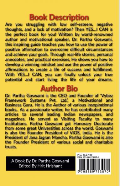 YES....I CAN : The Power of Affirmation