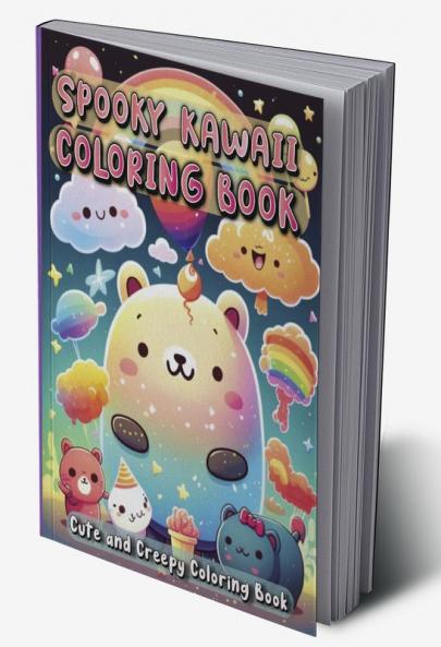 Spooky Kawaii Coloring Book