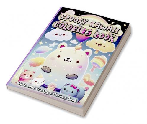 Spooky Kawaii Coloring Book