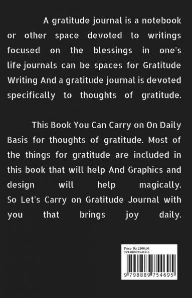 Daily Gratitude Journal