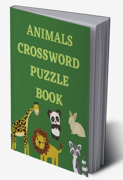 ANIMALS CROSSWORD  PUZZLE  BOOK / पशु क्रॉसवर्ड पहेली बुक