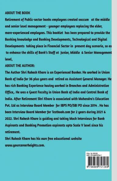 Bank Promotion - A Handbook on Banking Awareness : Scale IV V and VI