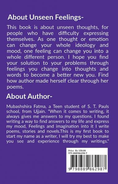 Unseen Feelings : Untold Thoughts