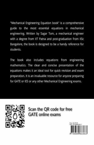Mechanical Engineering Equation Book : An equation book for GATE/IES aspirants