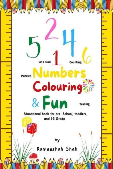 My Number Activity  Book (1-10) : Educational Book for Toddlers Pre-School  Grade 1-2