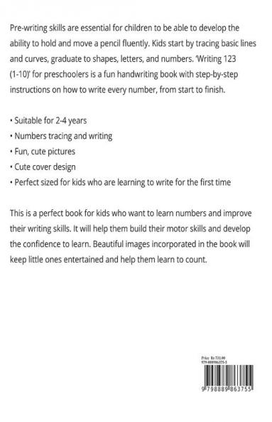 My Number Activity  Book (1-10) : Educational Book for Toddlers Pre-School  Grade 1-2