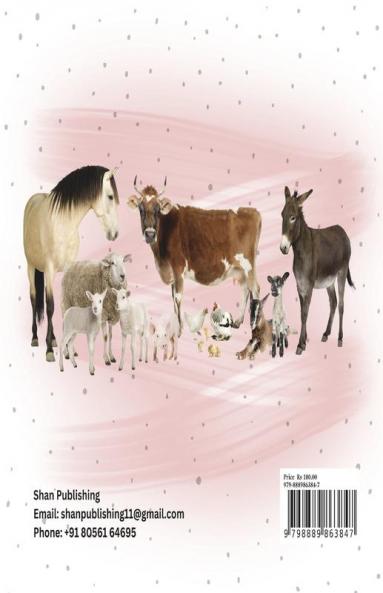 Farm Animals : Coloring Book for Kids