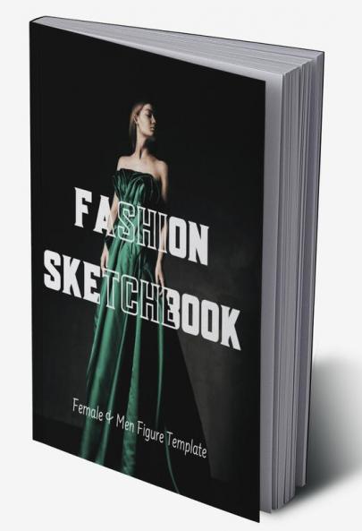 Fashion Sketchbook Figure Template : Women and Men Figure Template