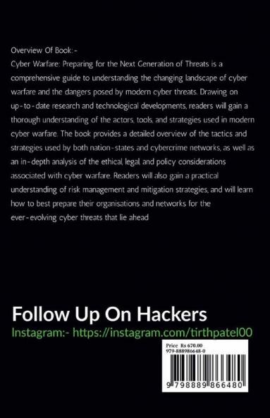 Cyber Warfare: Preparing for the Next Generation of Threats