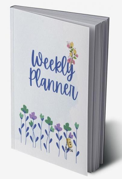 Weekly Planner: Floral Weekly Planner - Priorities - Assignment - Today's schedule - To-Do-List - Daily Notes - ... 100 Pages - Large (8.5 x 11 inches) for kids
