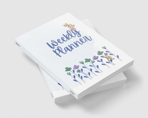 Weekly Planner: Floral Weekly Planner - Priorities - Assignment - Today's schedule - To-Do-List - Daily Notes - ... 100 Pages - Large (8.5 x 11 inches) for kids