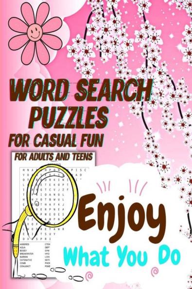 Word Search Puzzles for Casual Fun : Mindful Word Searches for Stress Relief and Relaxation