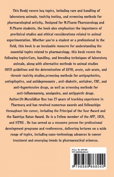 Screening Methods in Pharmacology: Volume 1 - Principles and Applications