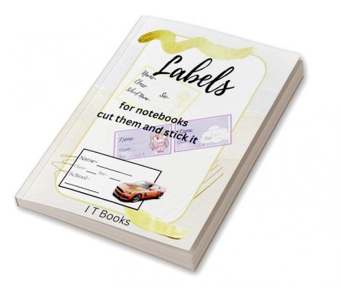 Labels for notebook three different kinds of labels. I T Books