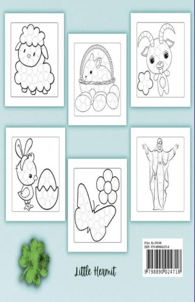 Easter &amp; Spring Dot Markers Coloring Book : Easy Activity Book with BIG DOTS Circles for Ages 2+ | Basket Stuffers for Toddlers and Preschoolers | Do a Dot Holidays Activities for Boys and Girls