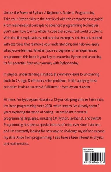 Python Programming : The Fundamentals and Beyond
