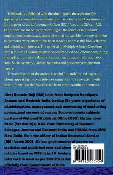 Specific Multiple Choice Questions (Mcq) For Epfo Examination : For All Other Upsc Ssc Competitive Examinations