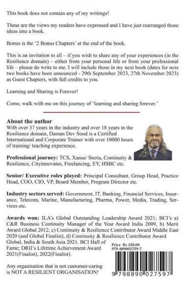 Resilience through the Eyes of My Readers : Walking Together - The Journey of Learning & Sharing