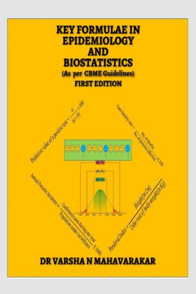 Key formulae in epidemiology and biostatistics: As per CBME Guidelines.