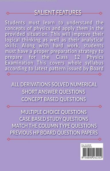 XII  PHYSICS NOTES: STUDENT FRIENDLY NOTES