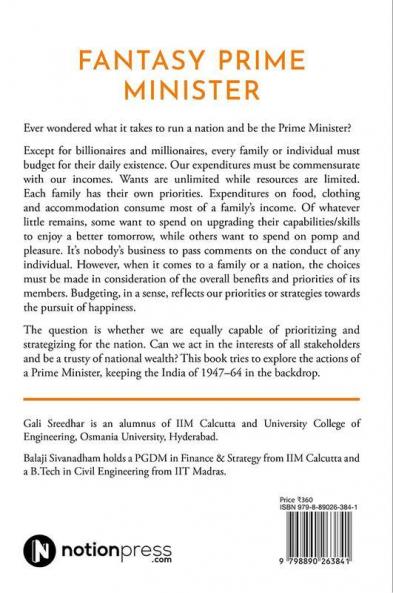 Fantasy Prime Minister (Volume 1) | Tracing India’s Rise from Ashes: 1947-64